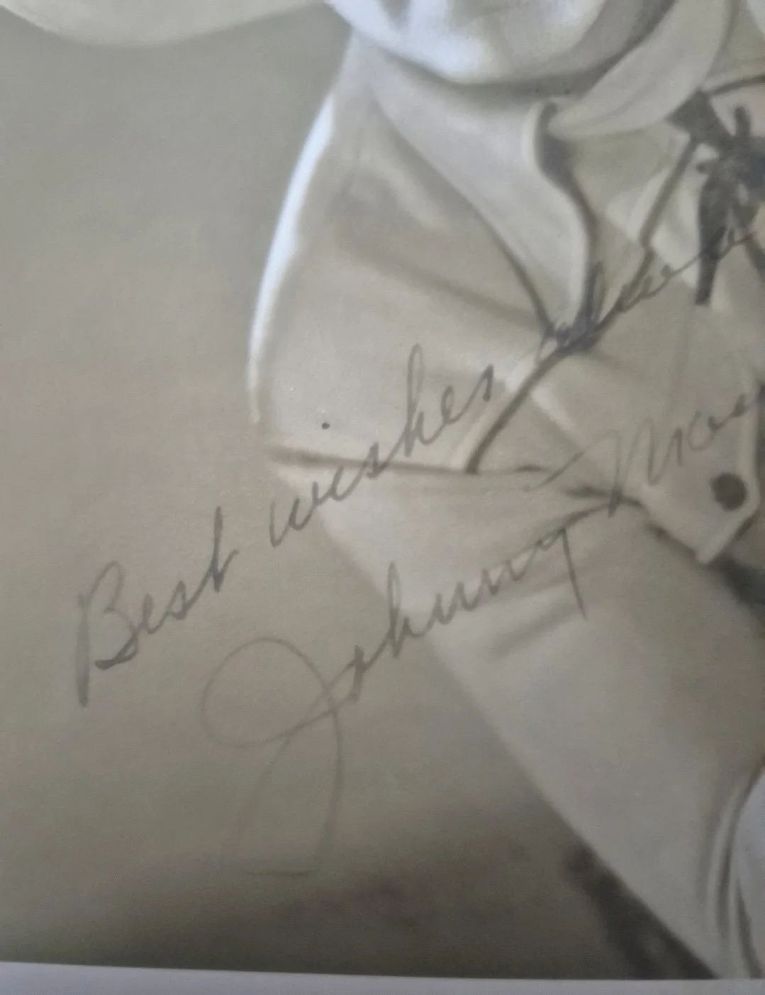Vintage Johnny Mack Brown Signed Autograph Photo American Footballer Actor, изображение 5