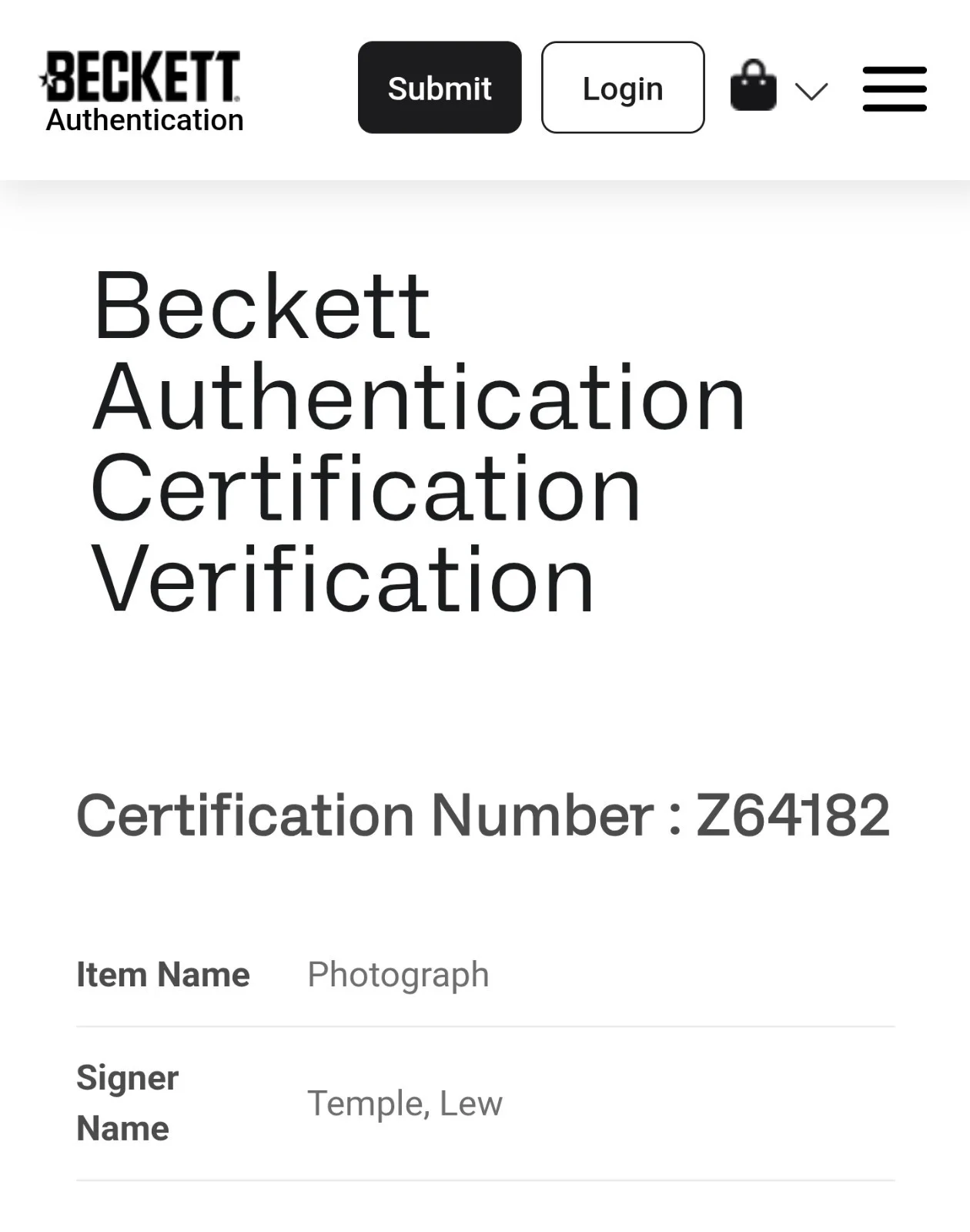 Lew Temple Signed 8x10 Photo 31 Psycho-Head Autographed Beckett COA 2, image 3