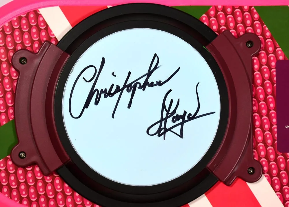 Christopher Lloyd Michael J Fox — MICHAEL J FOX CHRISTOPHER LLOYD Autographed BACK TO THE FUTURE Hoverboard BAS #2, image 3