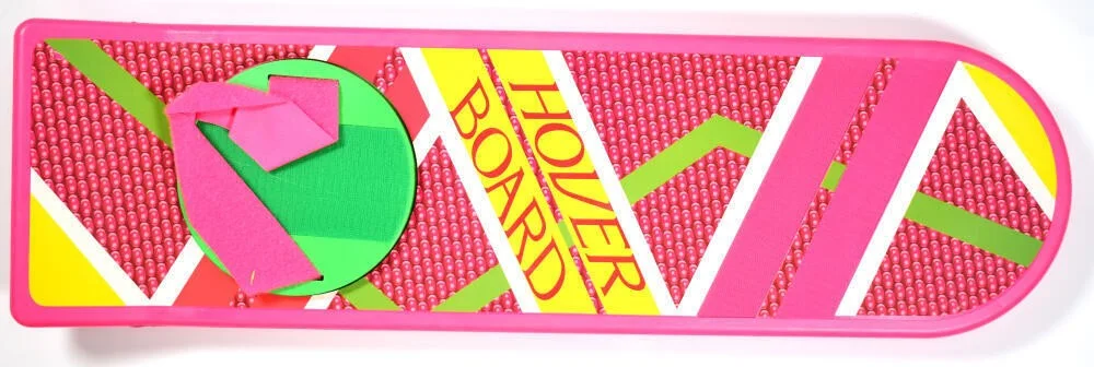 Christopher Lloyd Michael J Fox — MICHAEL J FOX CHRISTOPHER LLOYD Autographed BACK TO THE FUTURE Hoverboard BAS #2, image 4