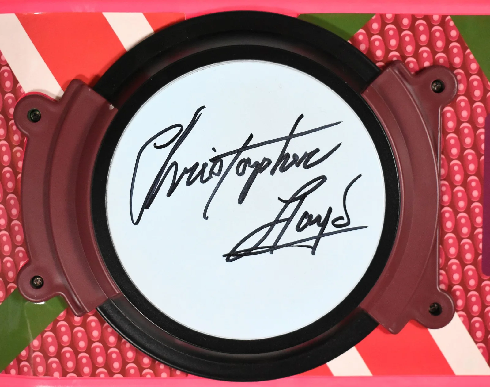 Christopher Lloyd Michael J Fox — MICHAEL J FOX CHRISTOPHER LLOYD Autographed BACK TO THE FUTURE Hoverboard BAS #3, image 2