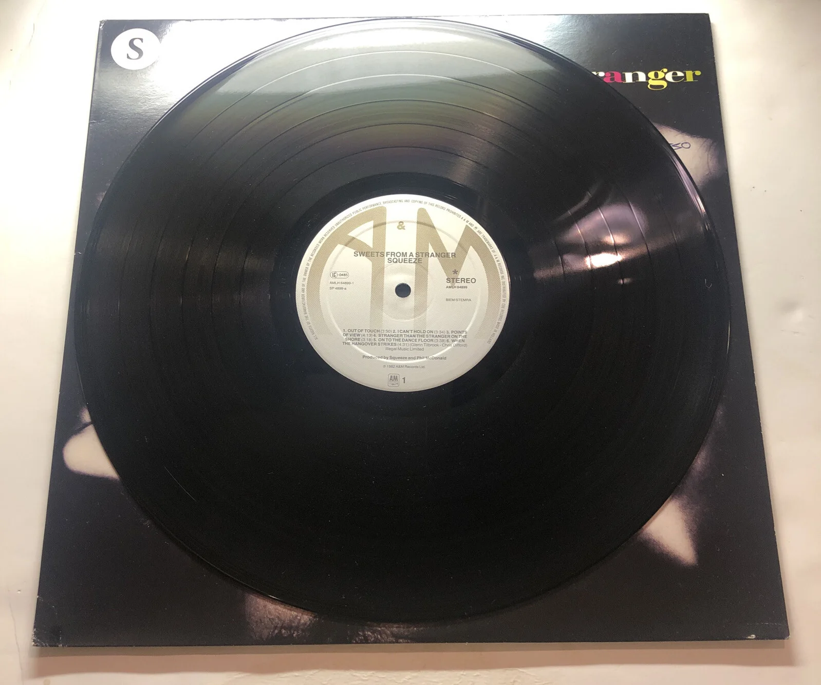 SQUEEZE “SWEETS FROM A STRANGER" LP BIEM/STEMRA Ex 1st Press, image 2