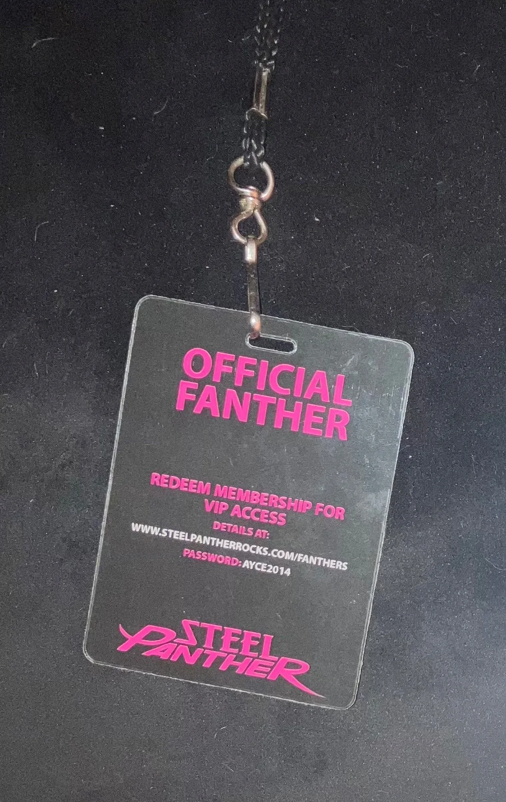 Steel Panther Signed Promo Photo with Lexxi Foxx and Backstage Pass RARE!, image 4