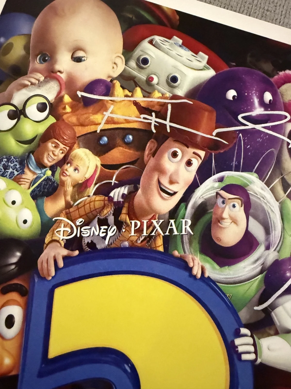Tim Allen, Tom Hanks, Joan Cusack — Toy Story 3 Poster 11x17 Signed by Hanks, Allen, Cusack - Authenticated w/ COA, изображение 2