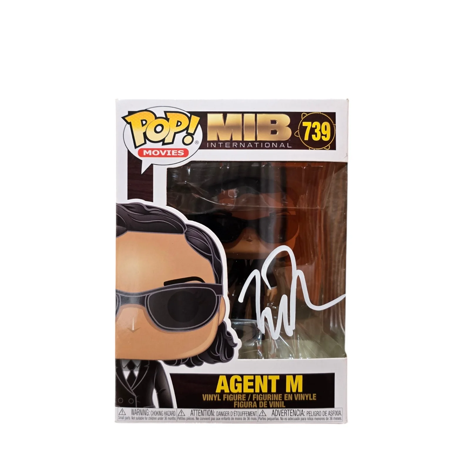 Tessa Thompson — Tessa Thompson Signed Agent M Funko 739 Men In Black SWAU Authenticated RARE