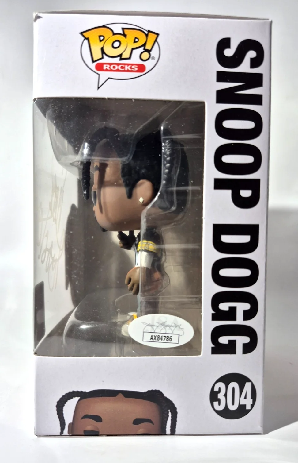SNOOP DOGG SIGNED AUTOGRAPHED FUNKO POP 304 STEELERS /15K LIMITED RARE JSA COA, изображение 3