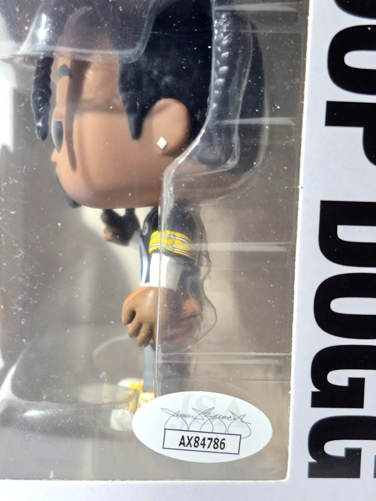 SNOOP DOGG SIGNED AUTOGRAPHED FUNKO POP 304 STEELERS /15K LIMITED RARE JSA COA, изображение 4