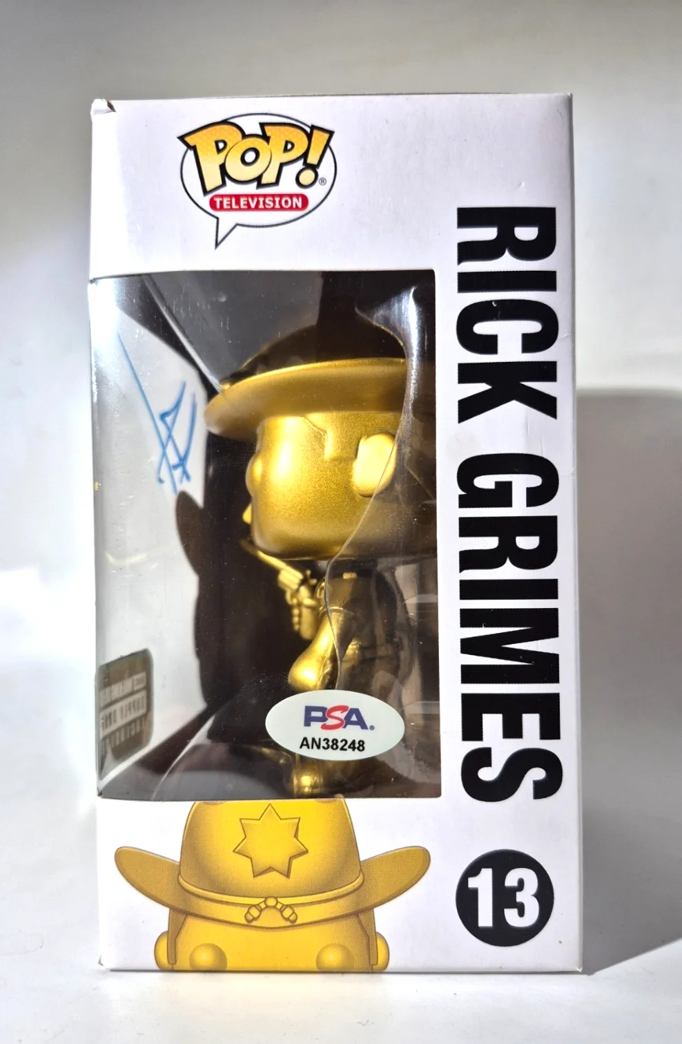 Andrew Lincoln — ANDREW LINCOLN SIGNED THE WALKING DEAD RICK GRIMES FUNKO POP SUPPLY DROP PSA COA, изображение 4