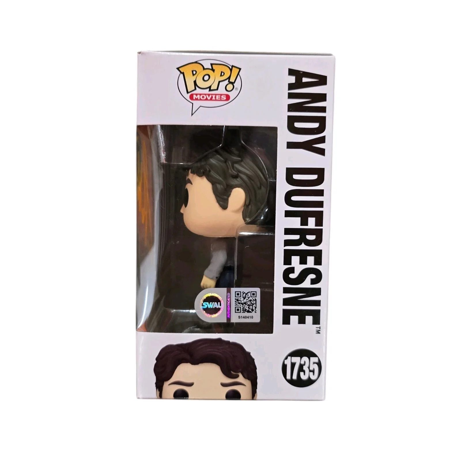 tim robbins — Tim Robbins Signed Andy Dufresne Funko 1735 Shawshank Redemption SWAU COA RARE, image 2