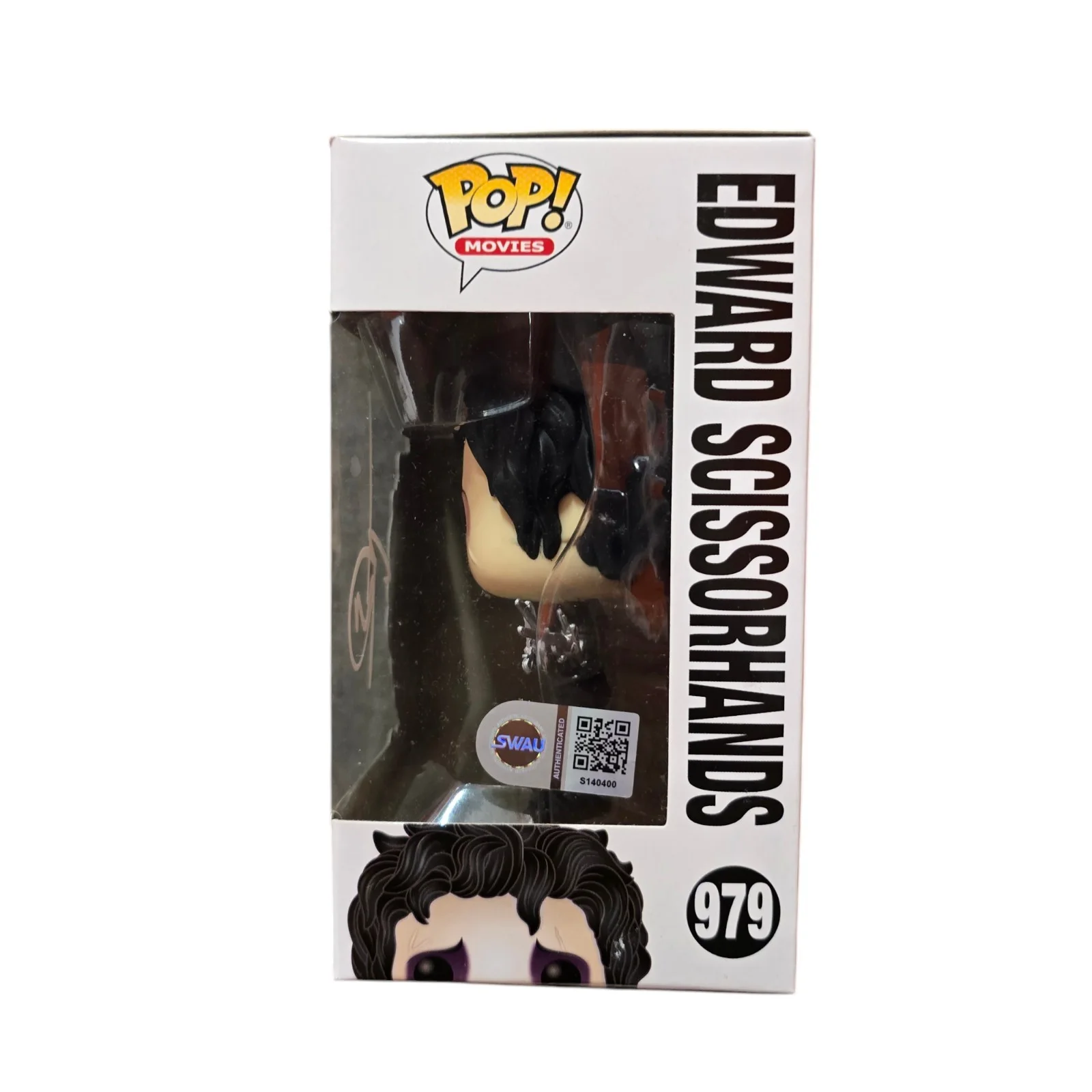 Johnny Depp — Johnny Depp Signed Edward Scissorhands Funko 979 SWAU Authenticated RARE, image 2