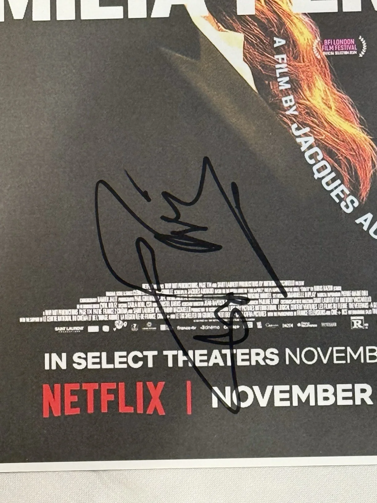 Karla Sofia Gascon — Karla Sofia Gascon Signed Emilia Perez 11x17 Poster photo AutographCOA, image 2