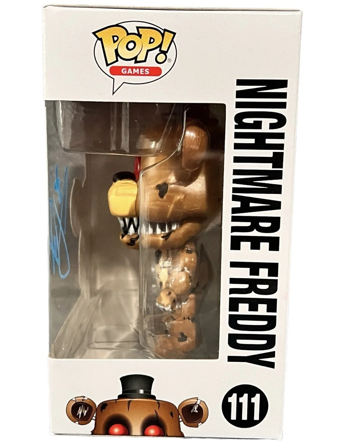 Josh Hutcherson — Josh Hutcherson signed Five Nights at Freddy’s “Nightmare Freddy” Funko w/Proof, изображение 2