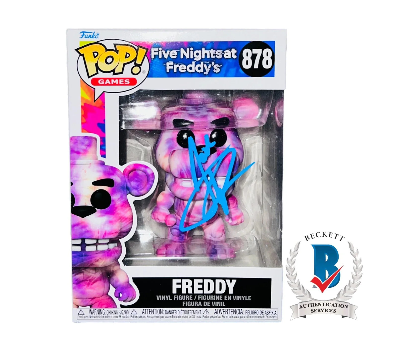 Josh Hutcherson — JOSH HUTCHERSON SIGNED FIVE NIGHTS AT FREDDY’S “FREDDY” FUNKO BECKETT BL75587, image 2