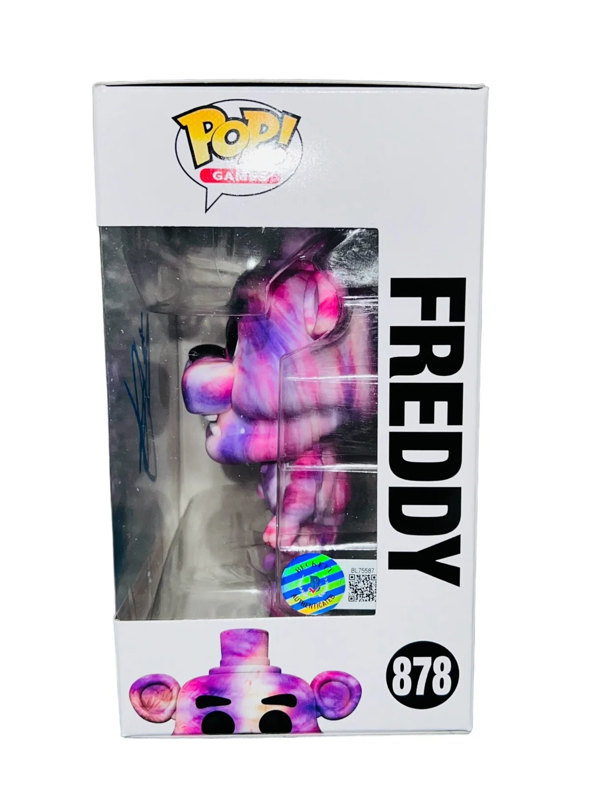 Josh Hutcherson — JOSH HUTCHERSON SIGNED FIVE NIGHTS AT FREDDY’S “FREDDY” FUNKO BECKETT BL75587, image 3