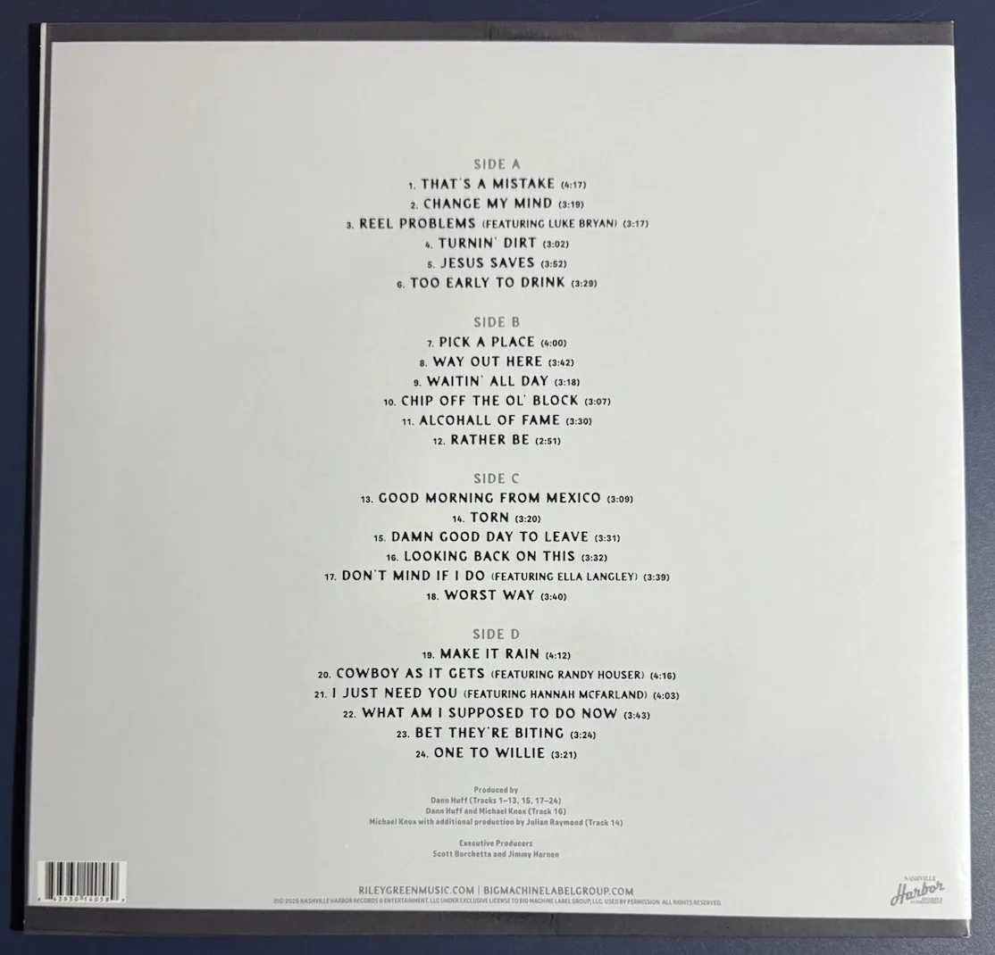 RILEY GREEN SIGNED DON’T MIND IF I DO DELUXE ALBUM VINYL COUNTRY AUTOGRAPH COA, изображение 2