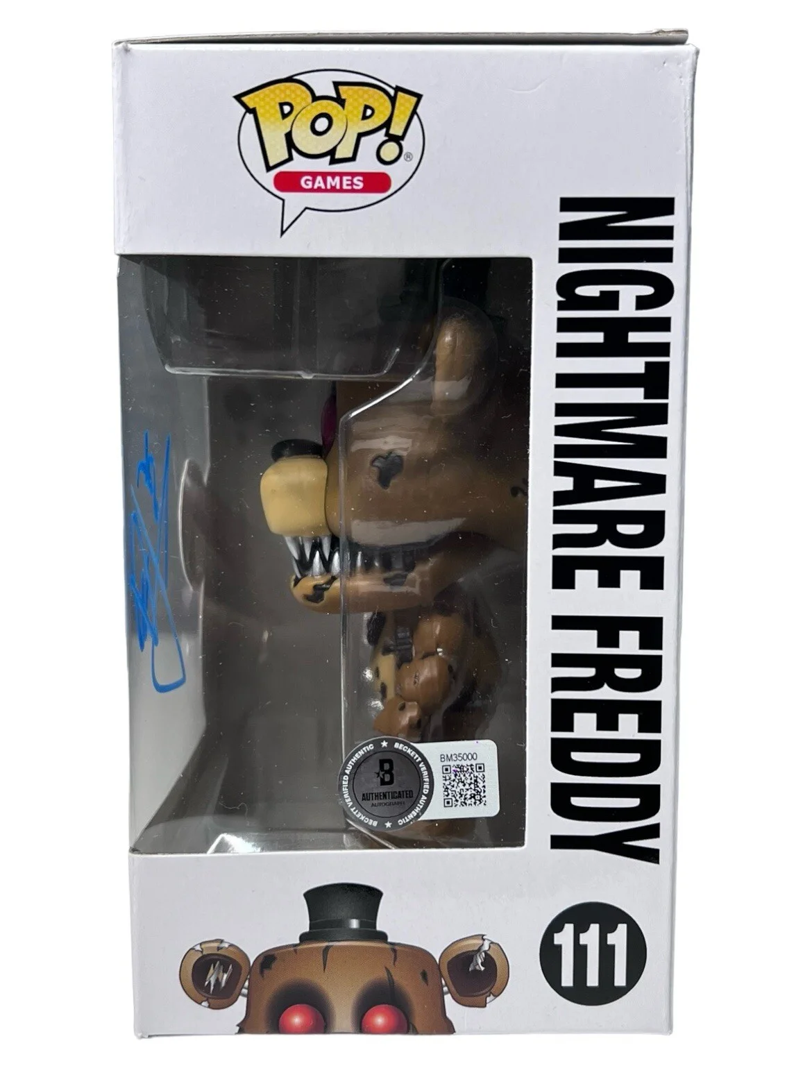 Josh Hutcherson — JOSH HUTCHERSON SIGNED FIVE NIGHTS AT FREDDY’S FUNKO AUTOGRAPH BECKETT + PROOF, изображение 4