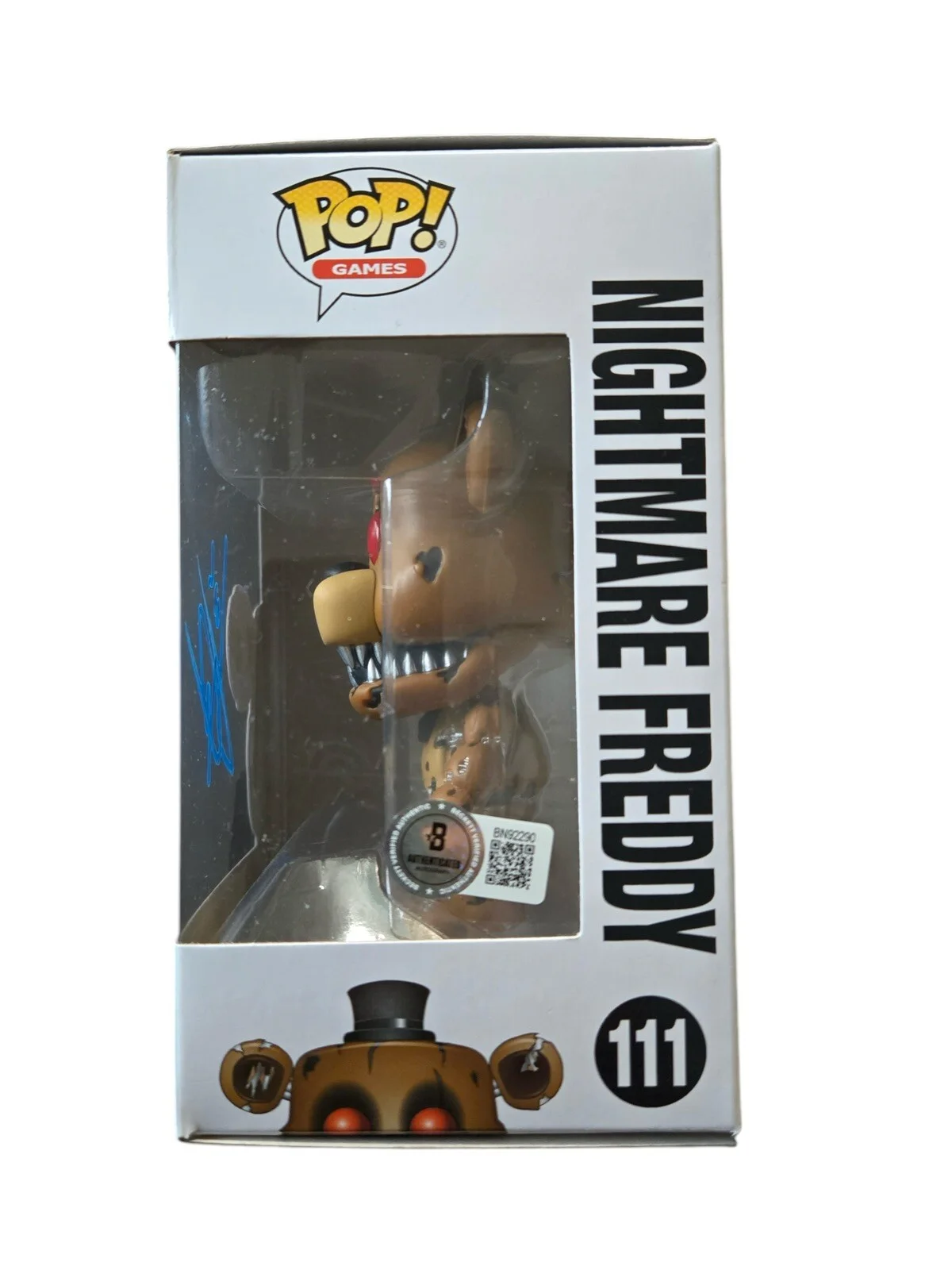 Josh Hutcherson — JOSH HUTCHERSON SIGNED FIVE NIGHTS “NIGHTMARE FREDDY” BECKETT BN92290, изображение 3