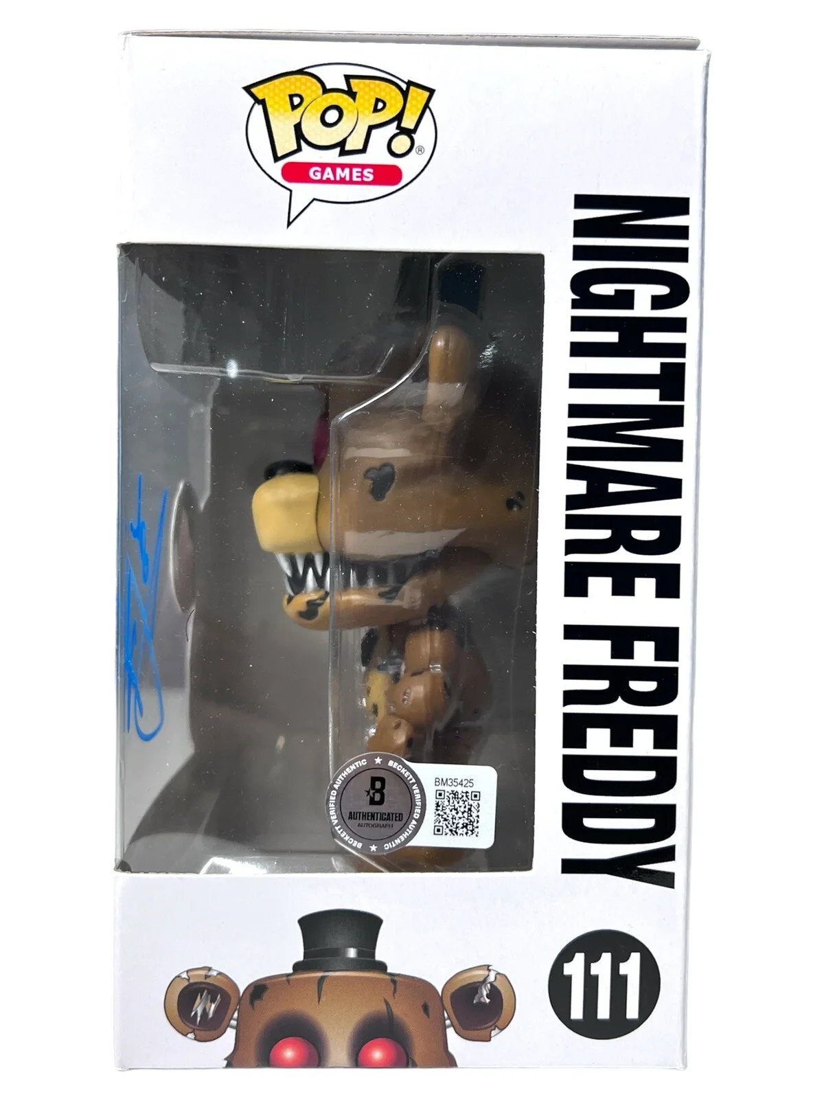 Josh Hutcherson — JOSH HUTCHERSON SIGNED FIVE NIGHTS AT FREDDY’S “BALLOON FREDDY” BECKETT BM35425, изображение 3