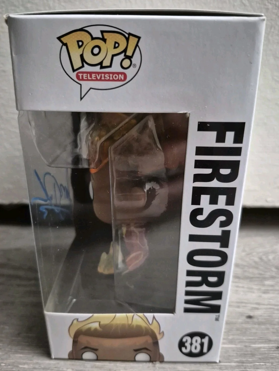 Franz Drameh Signed Funko Pop PROOF Legends Of Tomorrow Firestorm, изображение 3