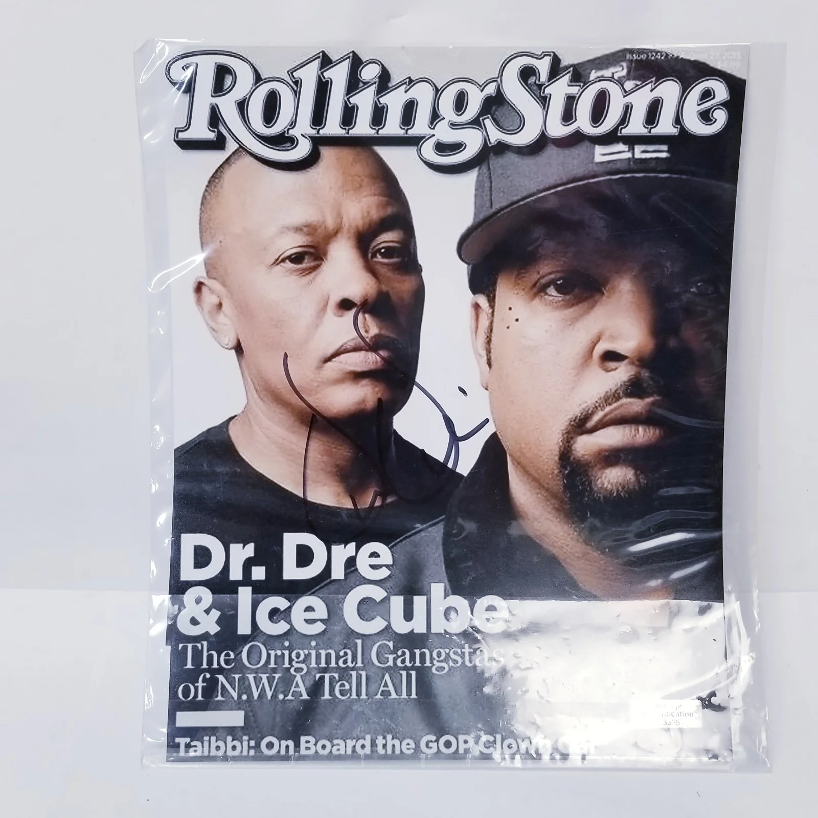 Ice Cube — ICE CUBE SIGNED ROLLING STONE MAGAZINE NWA DR. DRE BECKETT BAS 2