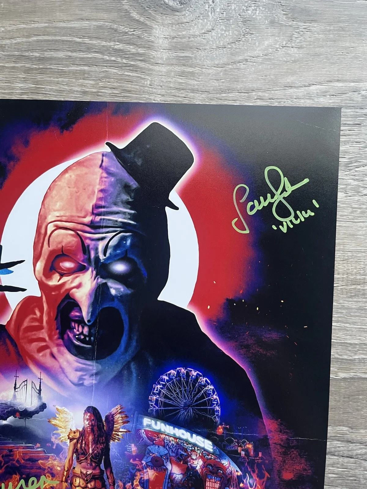 Lauren LaVera — Lauren LaVera Samantha Scaffidi Dual Signed Terrifier 2 11x14 Photo JSA COA, image 3