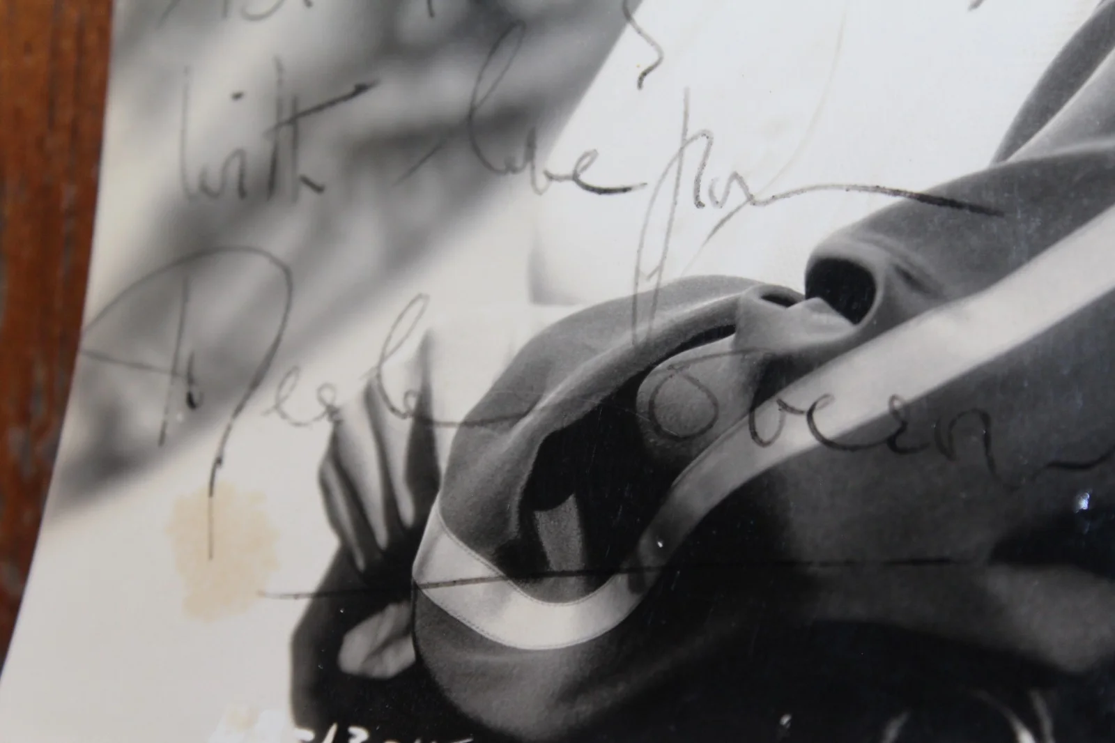 Vintage 1940's Indian Actress Merle Oberon Signed Photo, изображение 4