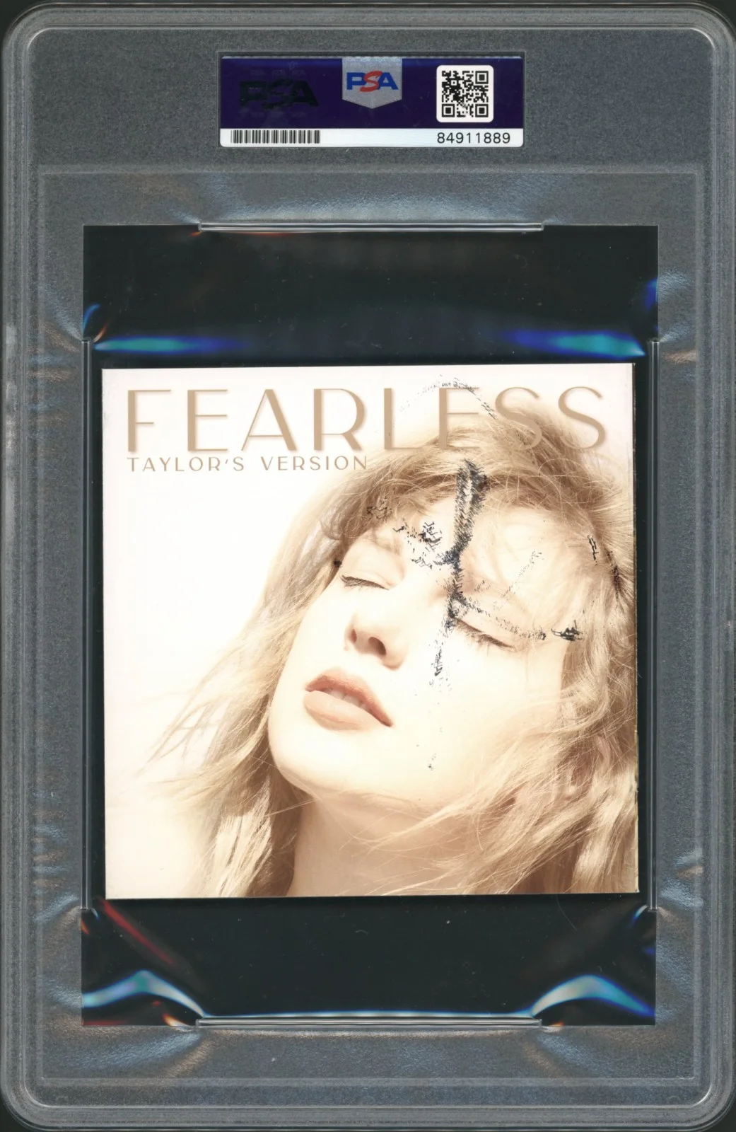 Taylor Swift Signed Autograph Fearless Taylor's Version CD Album PSA/DNA Slabbed, image 2