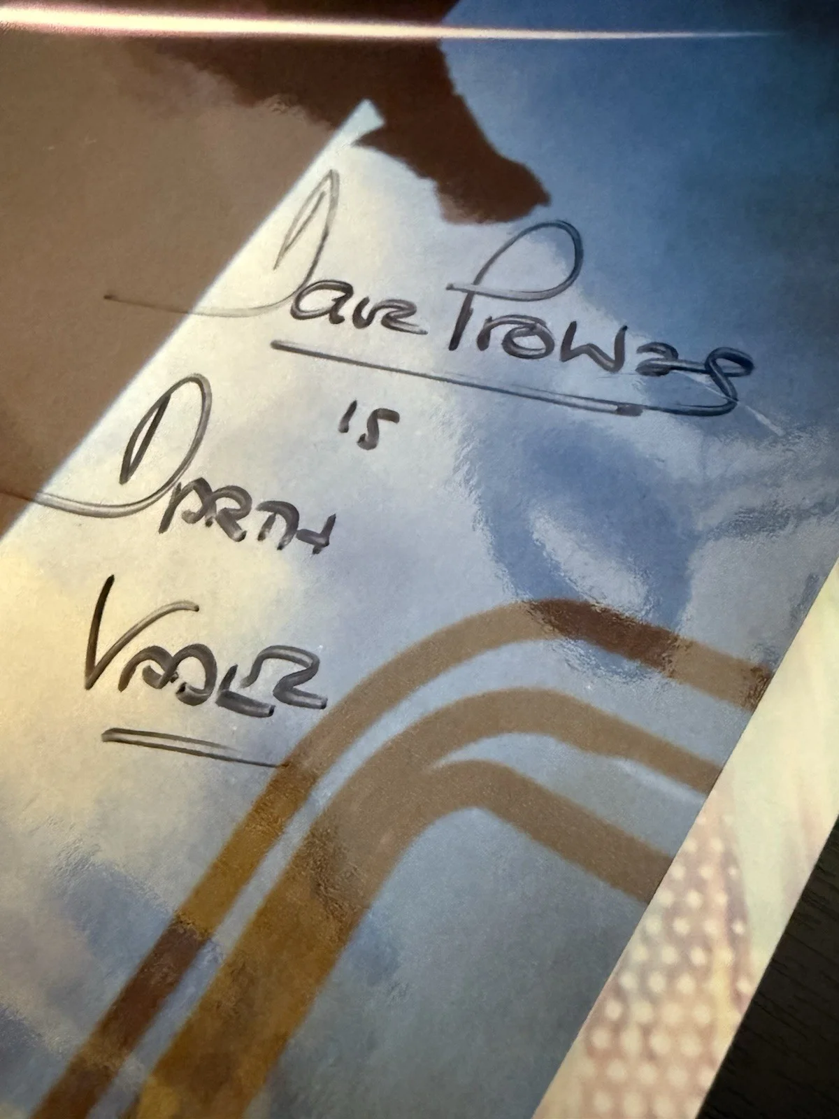Dave Prowse Signed 8x10 Photo “Dave Prowse Is Darth Vader” Star Wars Autograph, image 3