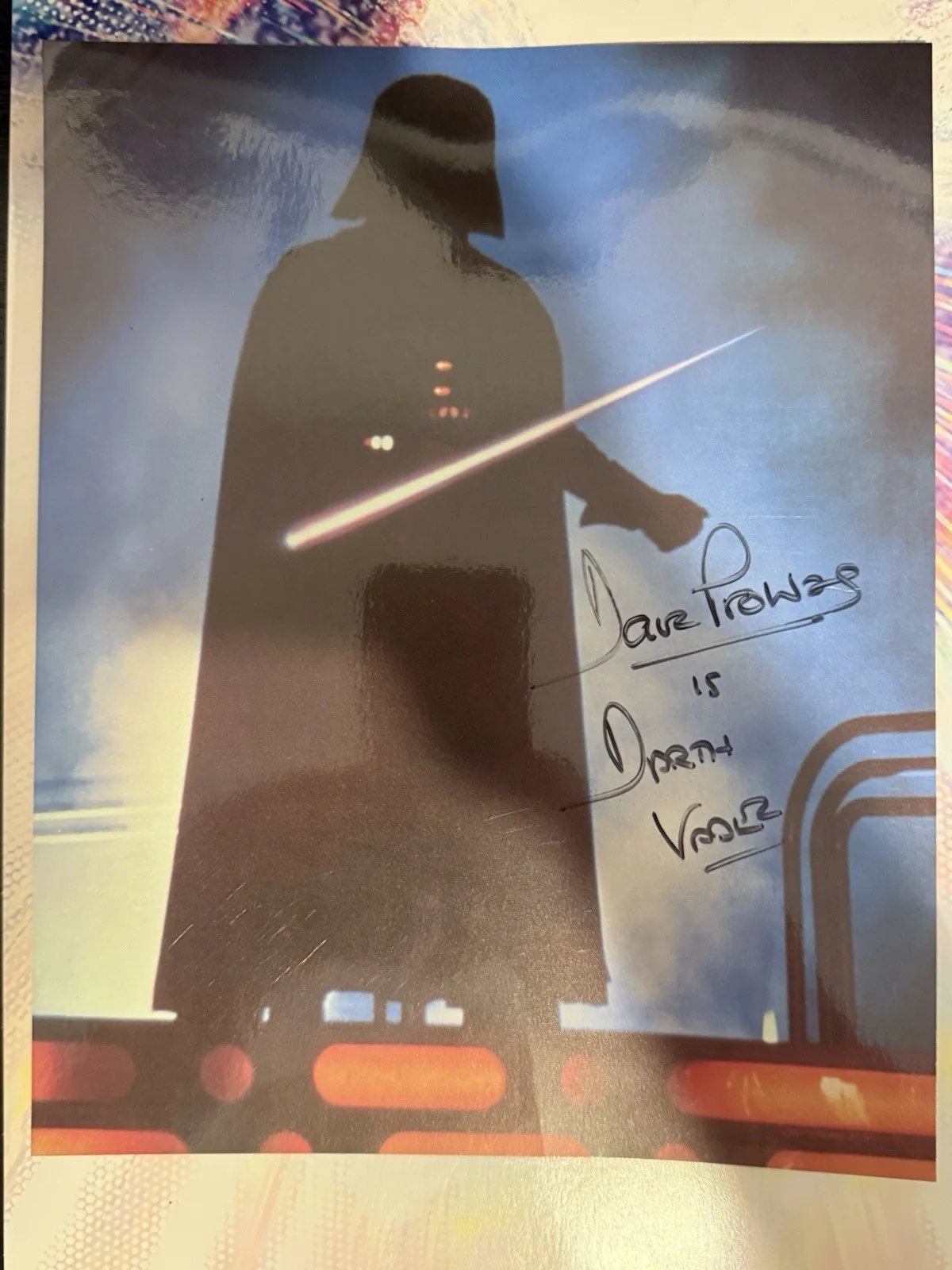 Dave Prowse Signed 8x10 Photo “Dave Prowse Is Darth Vader” Star Wars Autograph, image 4