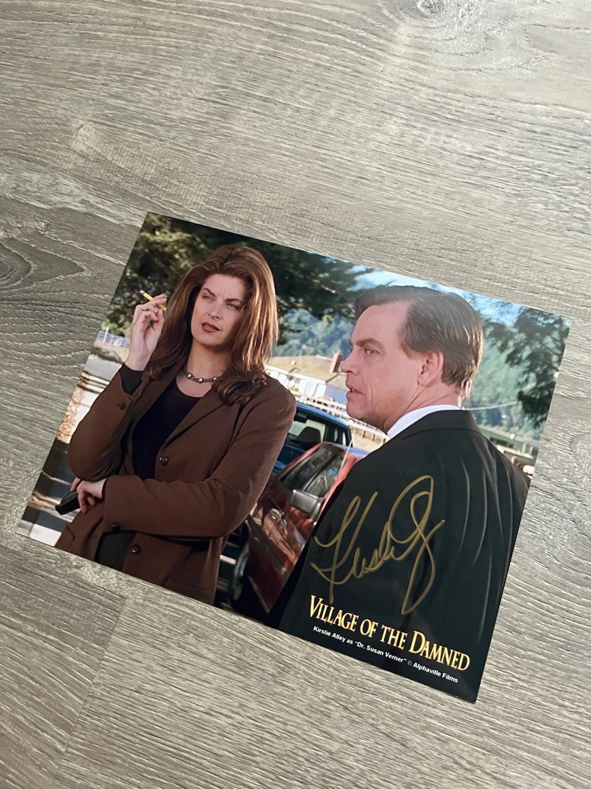 Kirstie Alley — Kirstie Alley Signed Village Of The Damned 8x10 Photo Beckett COA Horror, изображение 4