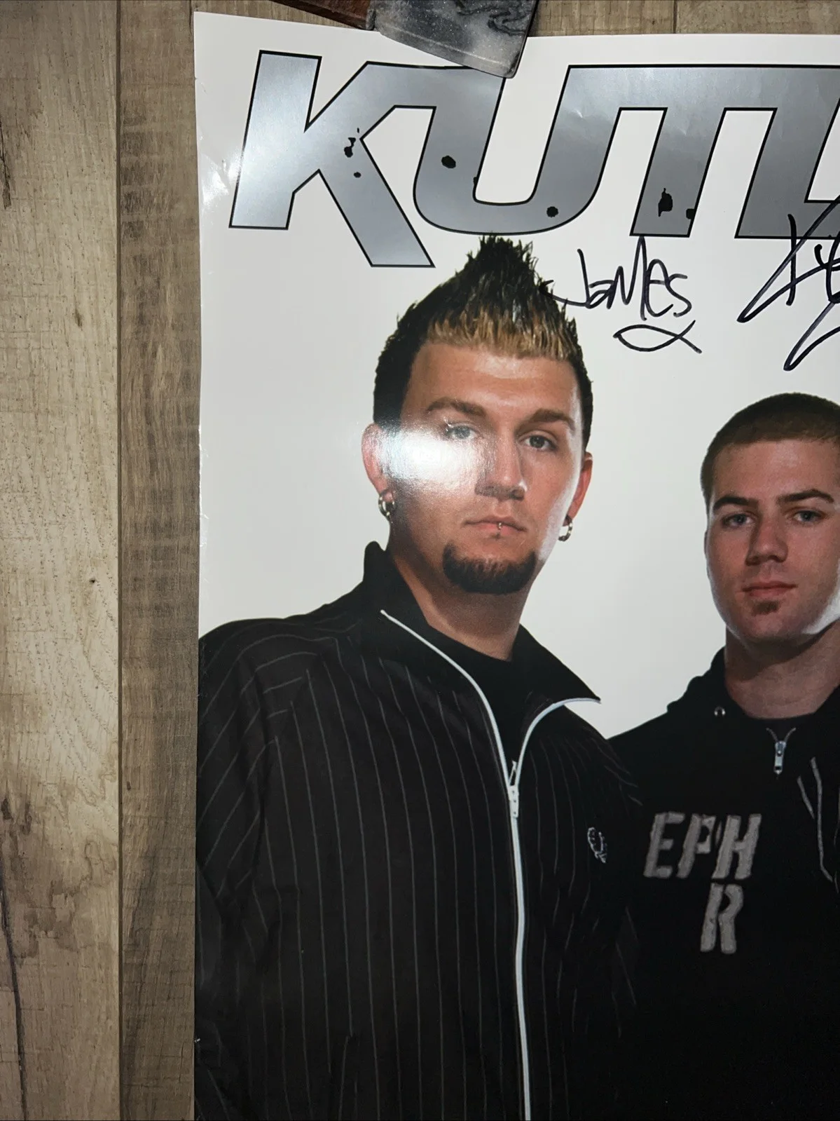 KUTLESS 36x24” POSTER CHRISTIAN ROCK BAND Signed By All Members Autographed 2000, image 2