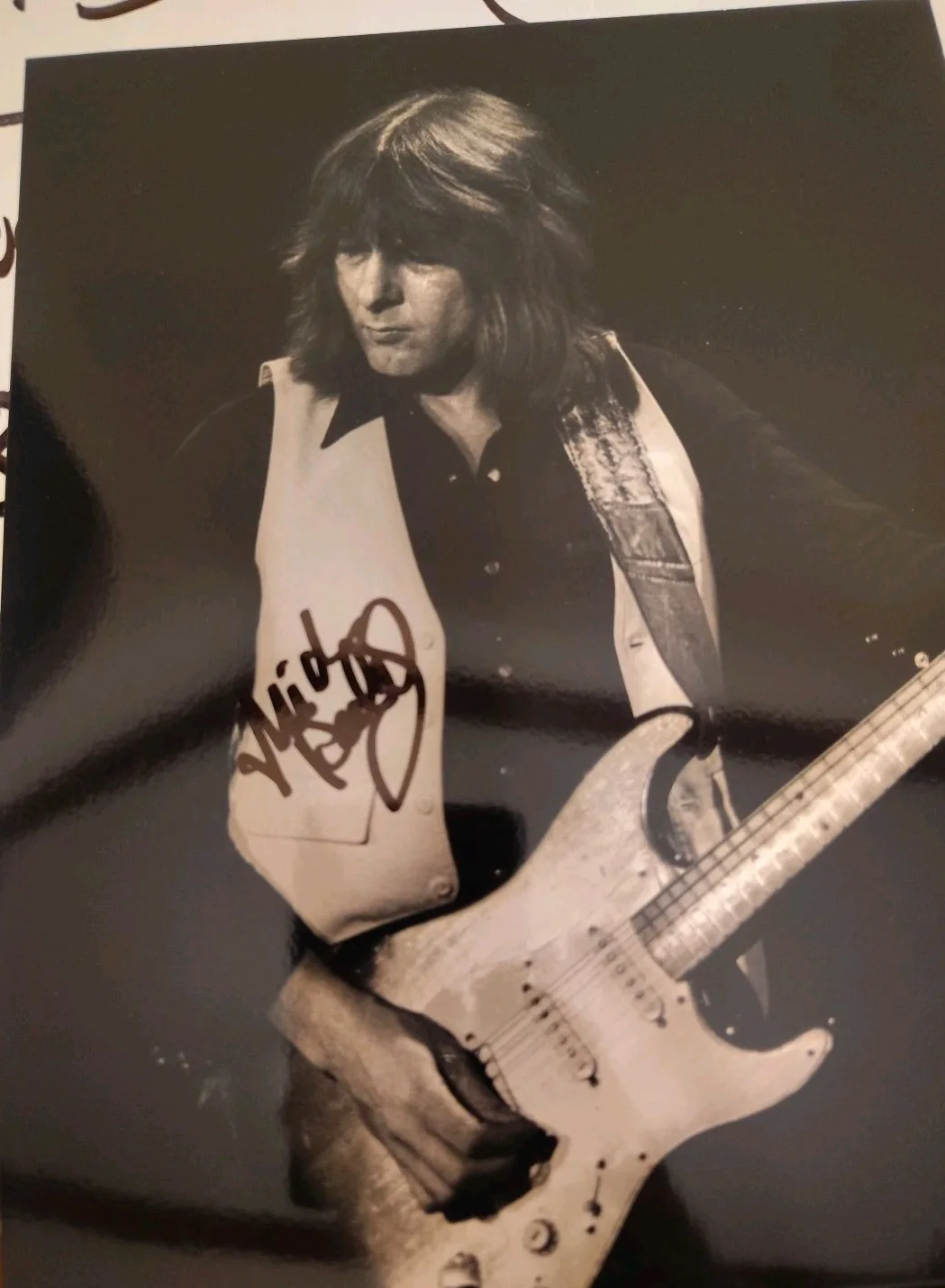 Bad Company Signed Mick Ralphs 8x10 Photo Signing Exclusive Photo, изображение 2