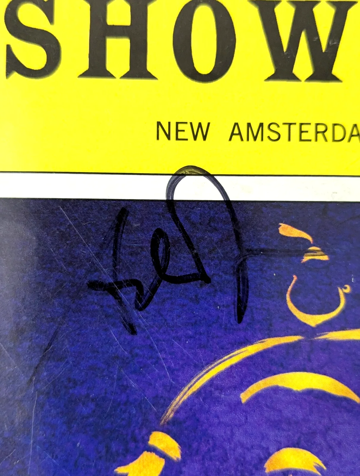 Adam Jacobs — Aladdin Playbill signed by Adam Jacobs New Amsterdam Theatre Broadway, NY 4/2014, изображение 2