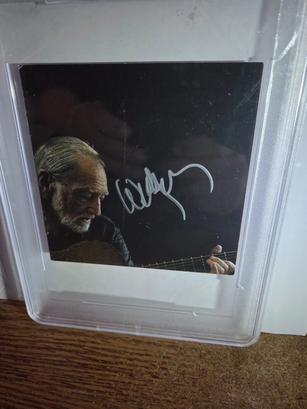 WILLIE NELSON signed LAST MAN STANDING cd insert/cover PSA/DNA encapsulated rare, image 3