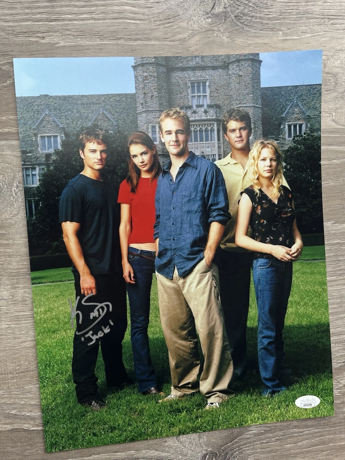 Kerr Smith — Kerr Smith Signed Dawsons Creek 11x14 Photo JSA COA Jack, image 5