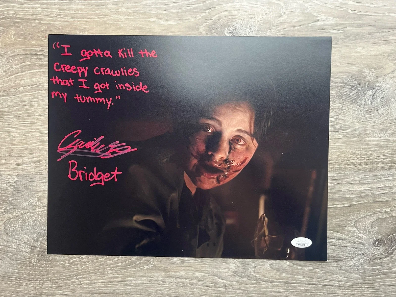 Gabrielle Echols — Gabrielle Echols Signed Evil Dead Rise 11x14 Photo JSA COA Horror Autograph, image 2