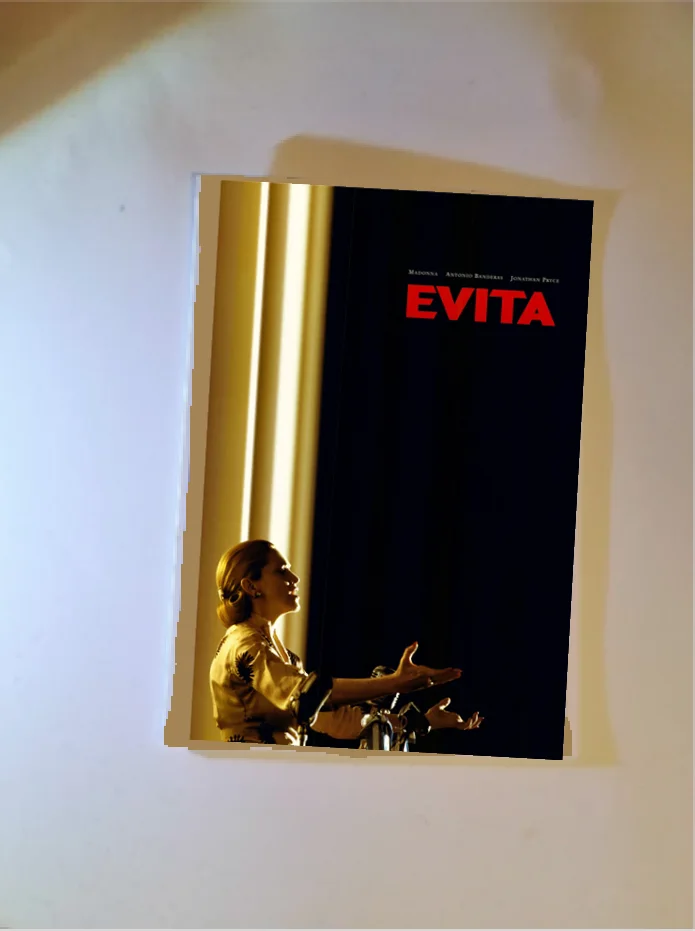 Vintage Style Postcard "Evita" 1996 – Reproduction Art – Print, image 2