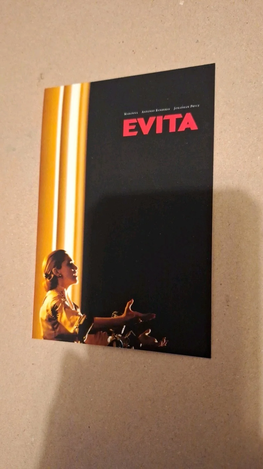 Vintage Style Postcard "Evita" 1996 – Reproduction Art – Print, image 3