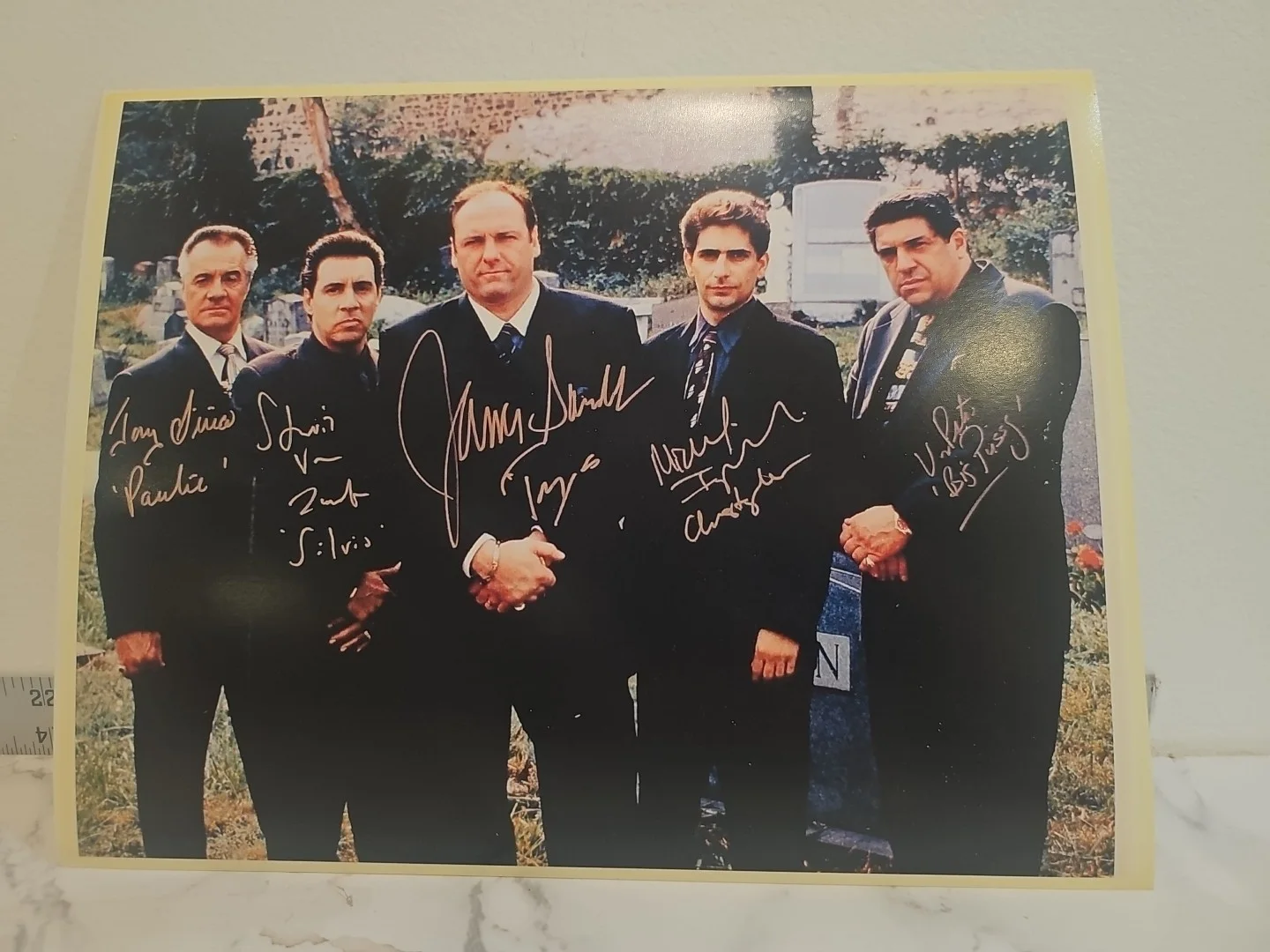 Sopranos Actors Replica Autographed Color Portrait 11x8, изображение 2