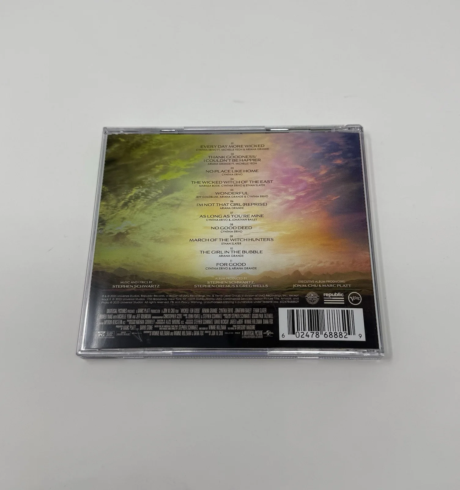 Wicked: For Good – The Soundtrack Signed CD - Double Full Signature - In Hand!, изображение 4