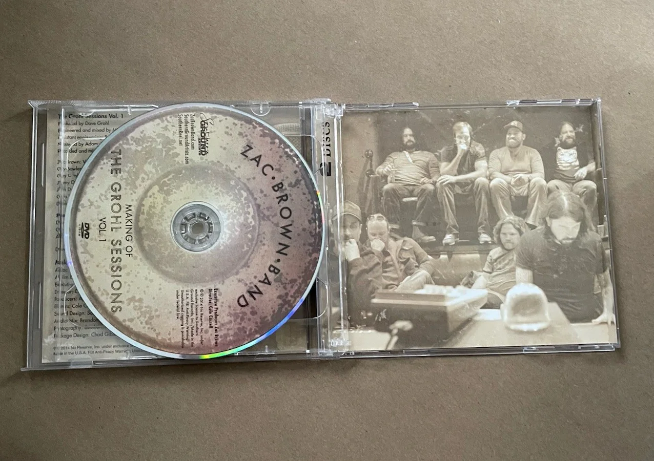 Zac Brown Band The Grohl Sessions signed by Zac Brown, image 4