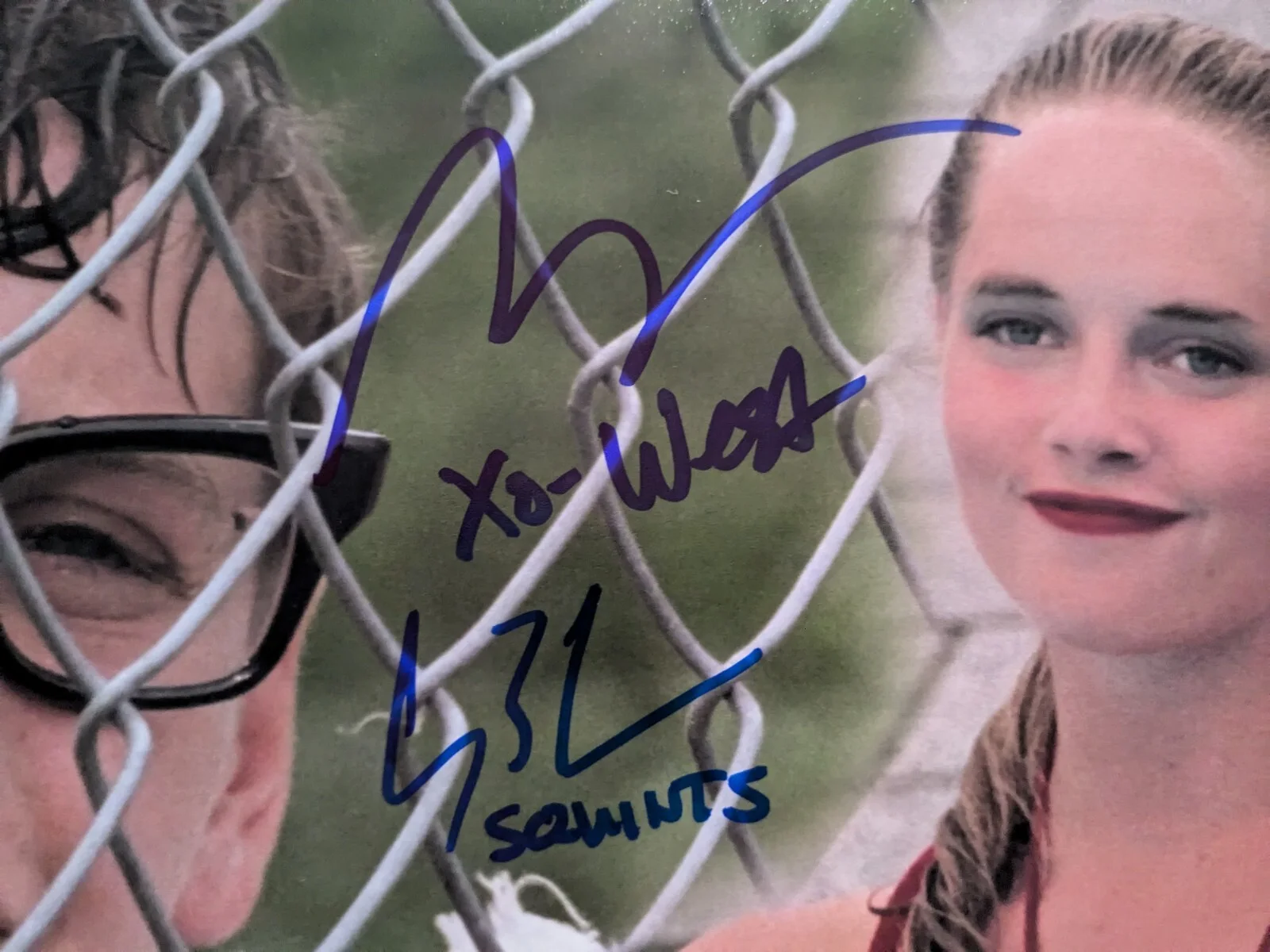 MARLEY SHELTON CHAUNCEY LEOPARDI Signed 8x10 PHOTO Sandlot Wendy Squints JSA B, изображение 2