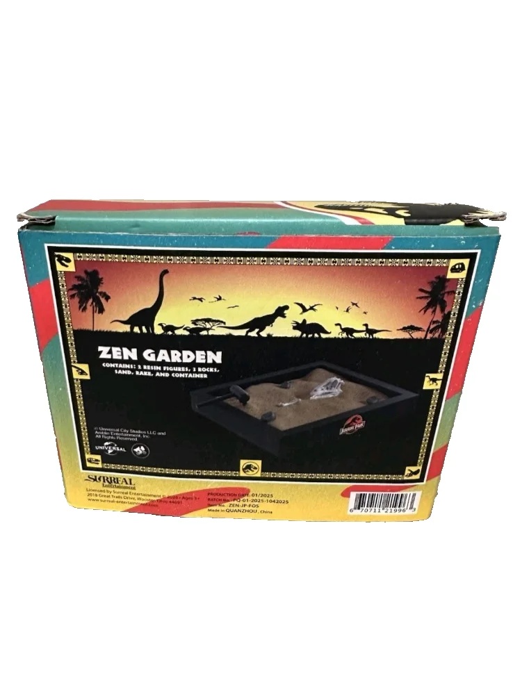 Jurassic Park Zen Garden Rare Surreal Entertainment Dinosaur Toy, изображение 2