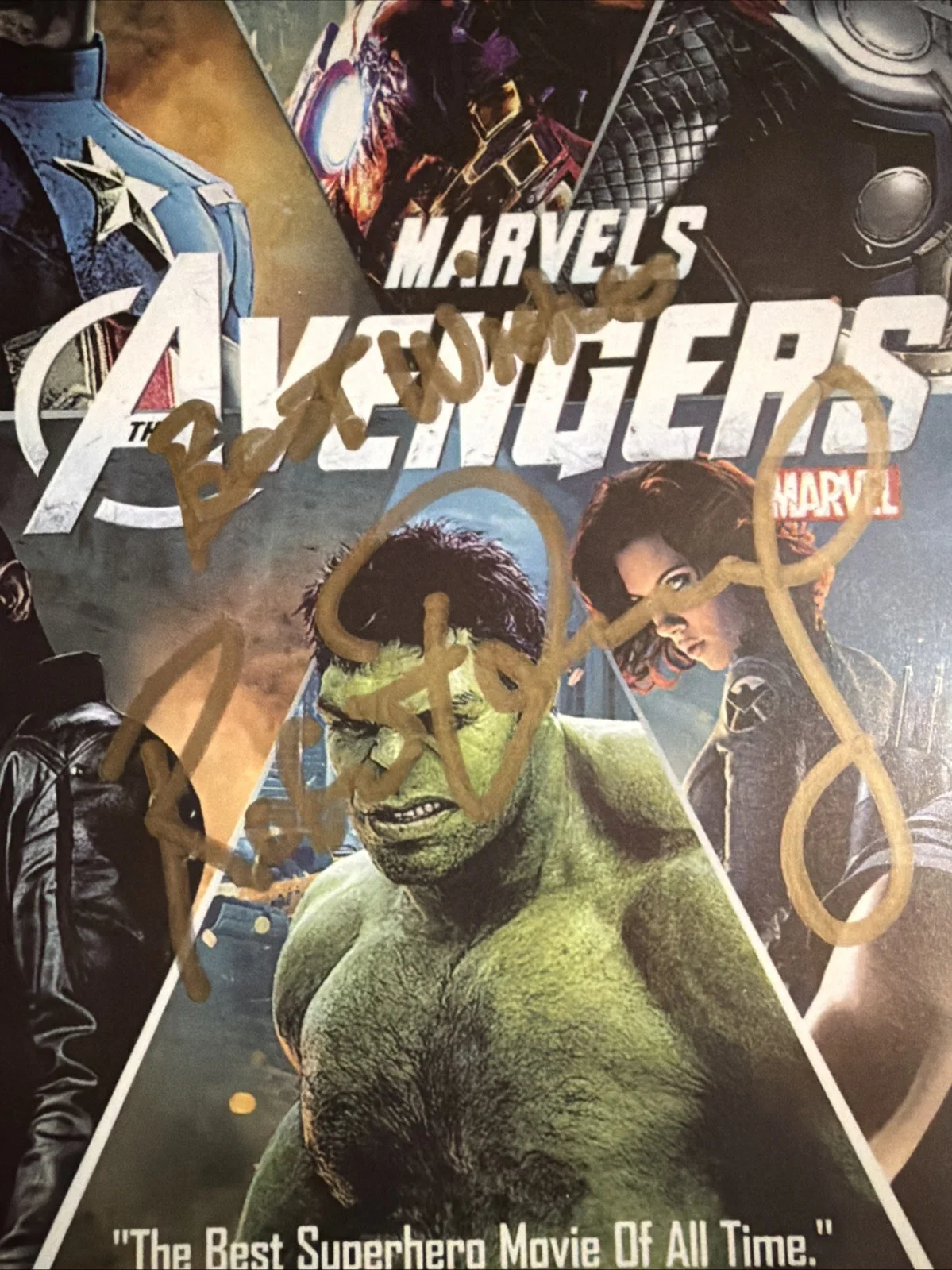 Robert Downey Jr — The Avengers (DVD, 2012) Signed Robert Downey JR, image 2
