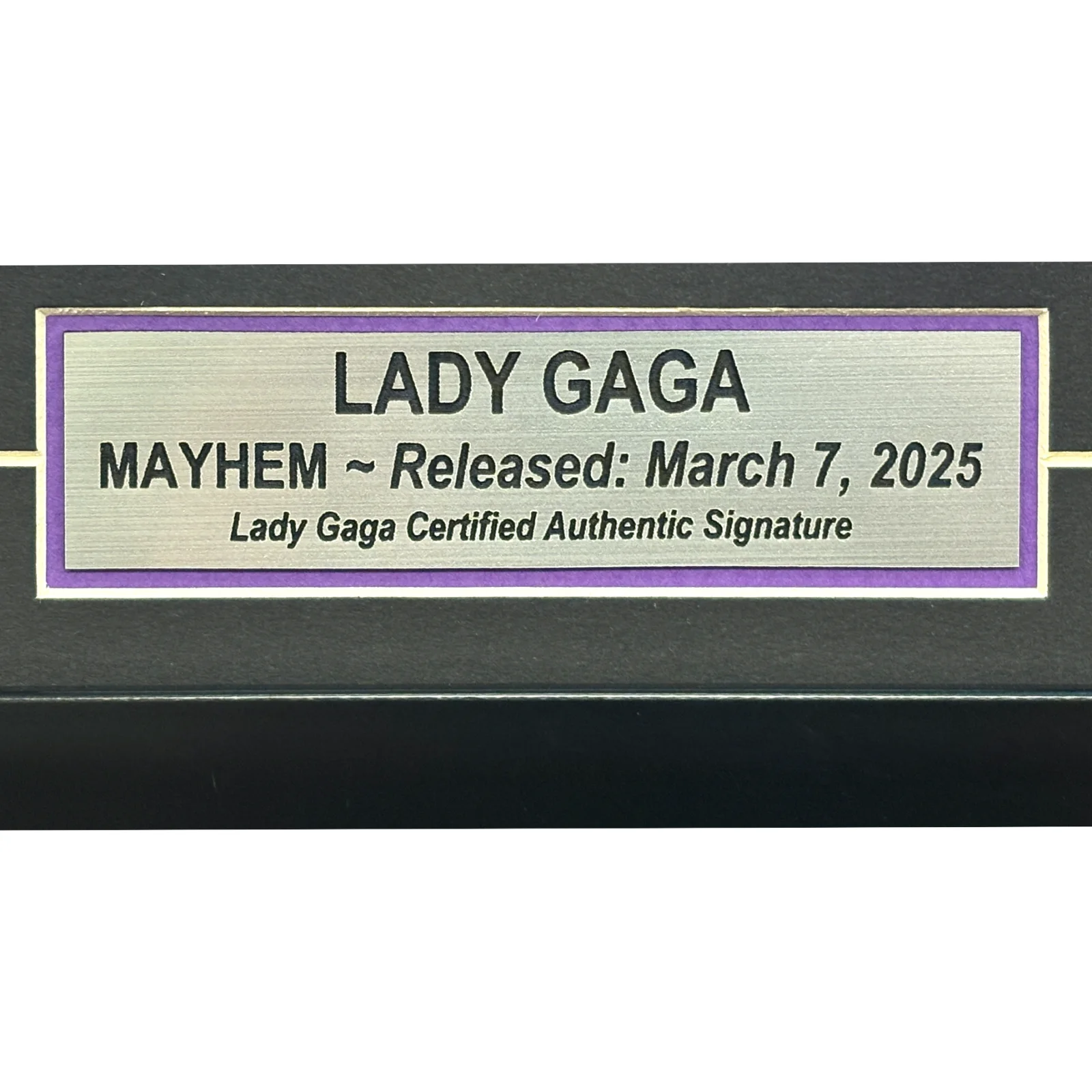 Lady Gaga Autographed Mayhem CD Framed Album JSA COA Signed Photo, изображение 5