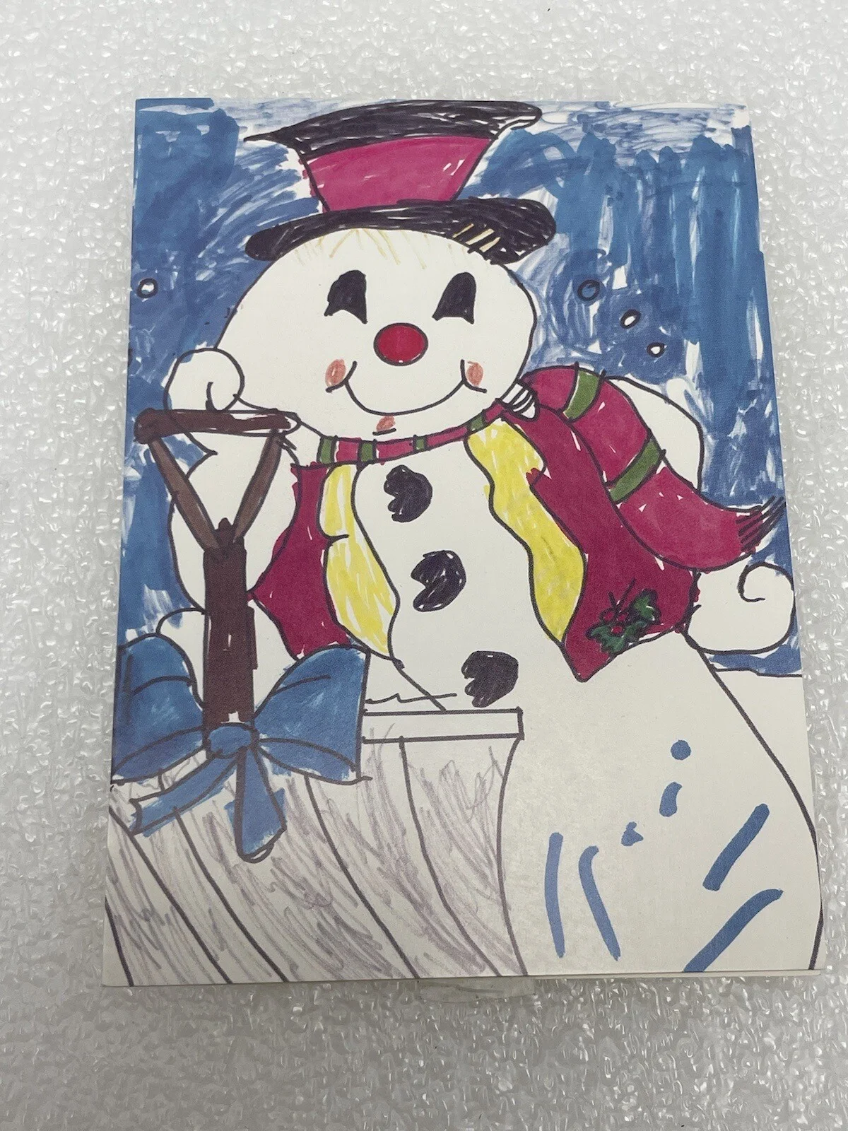 CLINT BLACK AUTHENTIC AUTOGRAPHED SIGNED CHRISTMAS CARD COUNTRY MUSIC 1990's, image 2