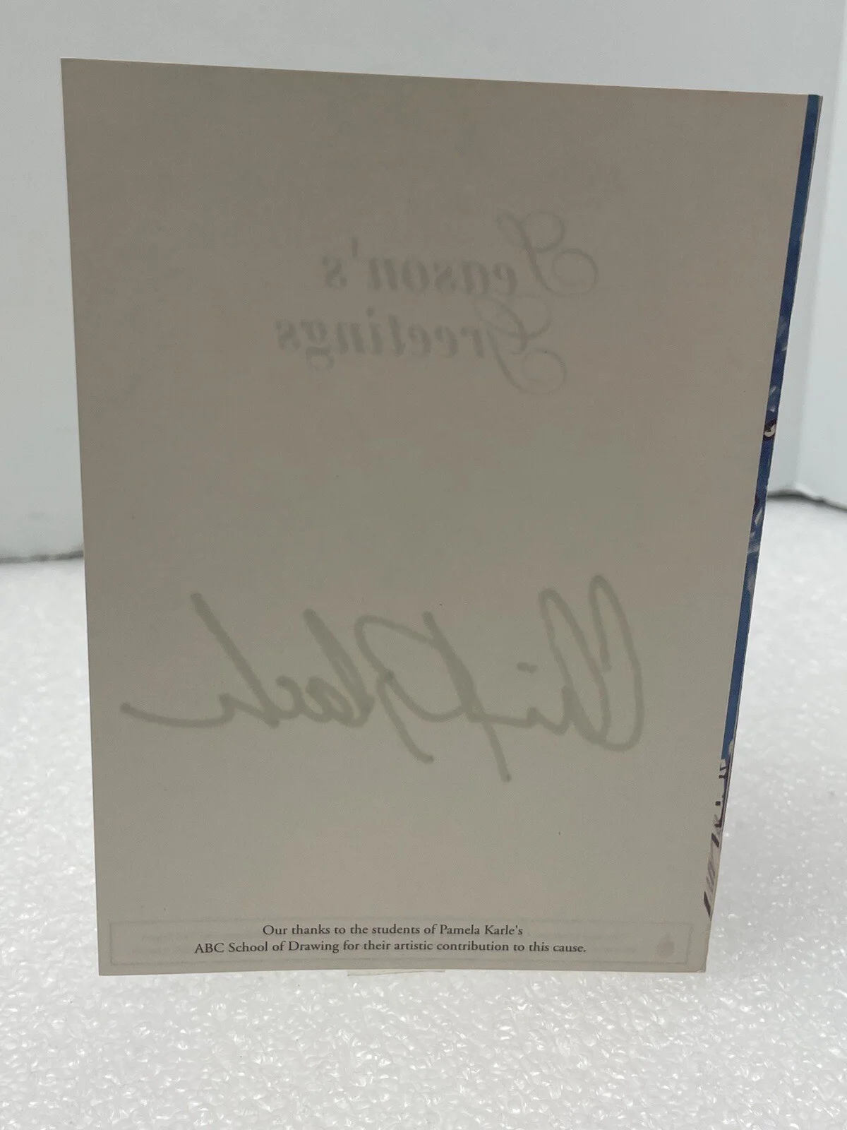 CLINT BLACK AUTHENTIC AUTOGRAPHED SIGNED CHRISTMAS CARD COUNTRY MUSIC 1990's, image 5