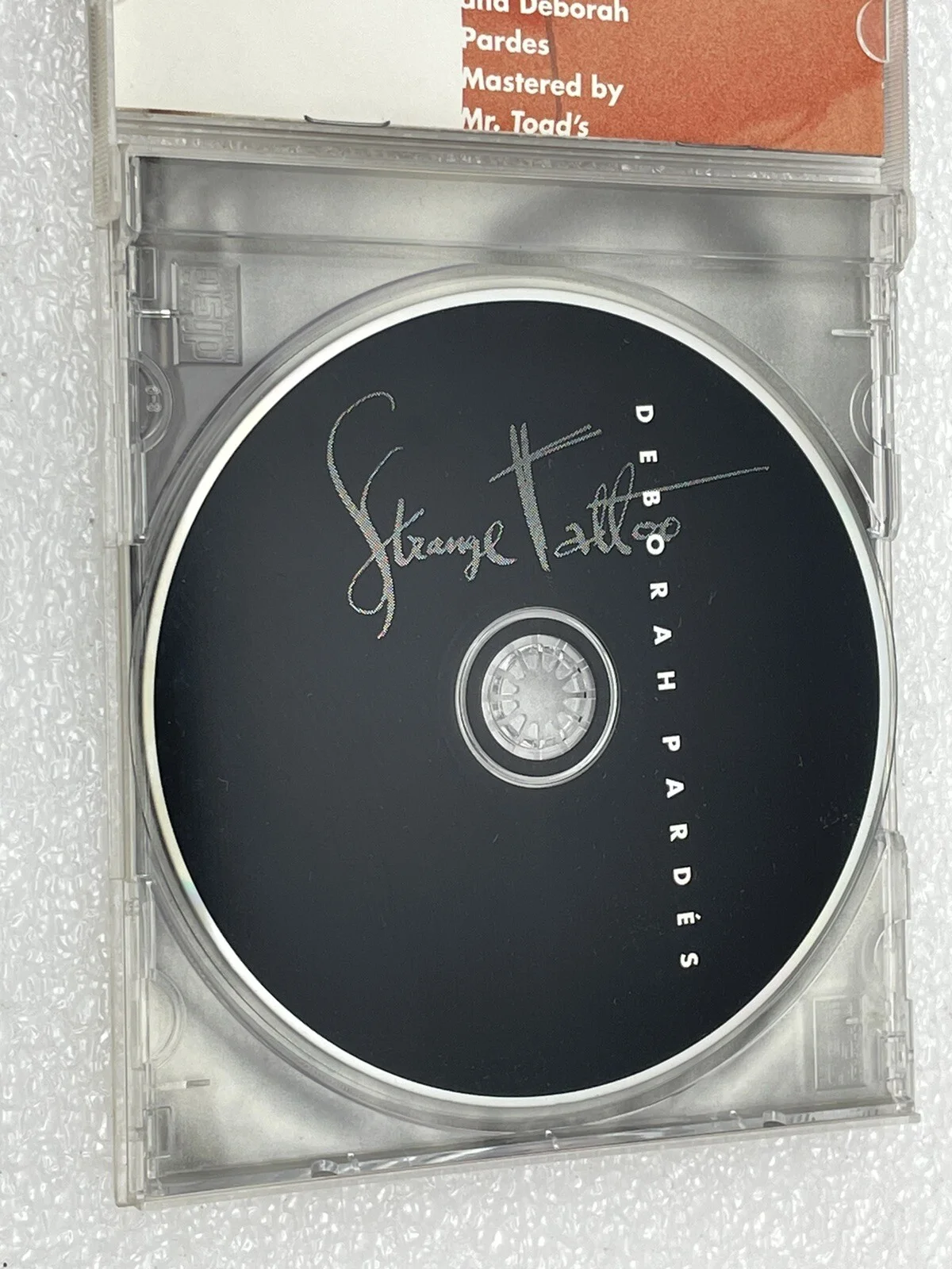 1996 DEBORAH PARDES STRANGE TATTOO CD AUTOGRAPHED, image 5