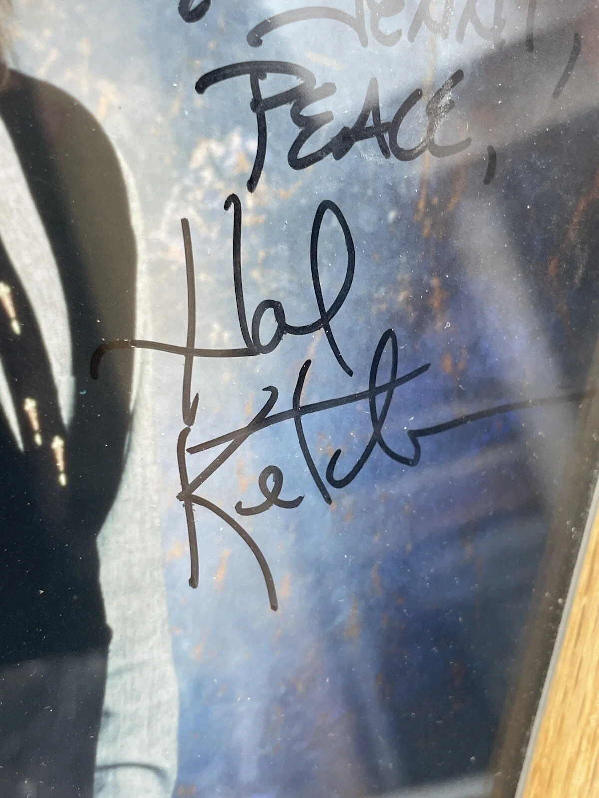 AUTHENTIC HAL KETCHUM AUTOGRAPHED 8X10 + AFTER PARTY CONCERT PASSES PROVENANCE, image 5
