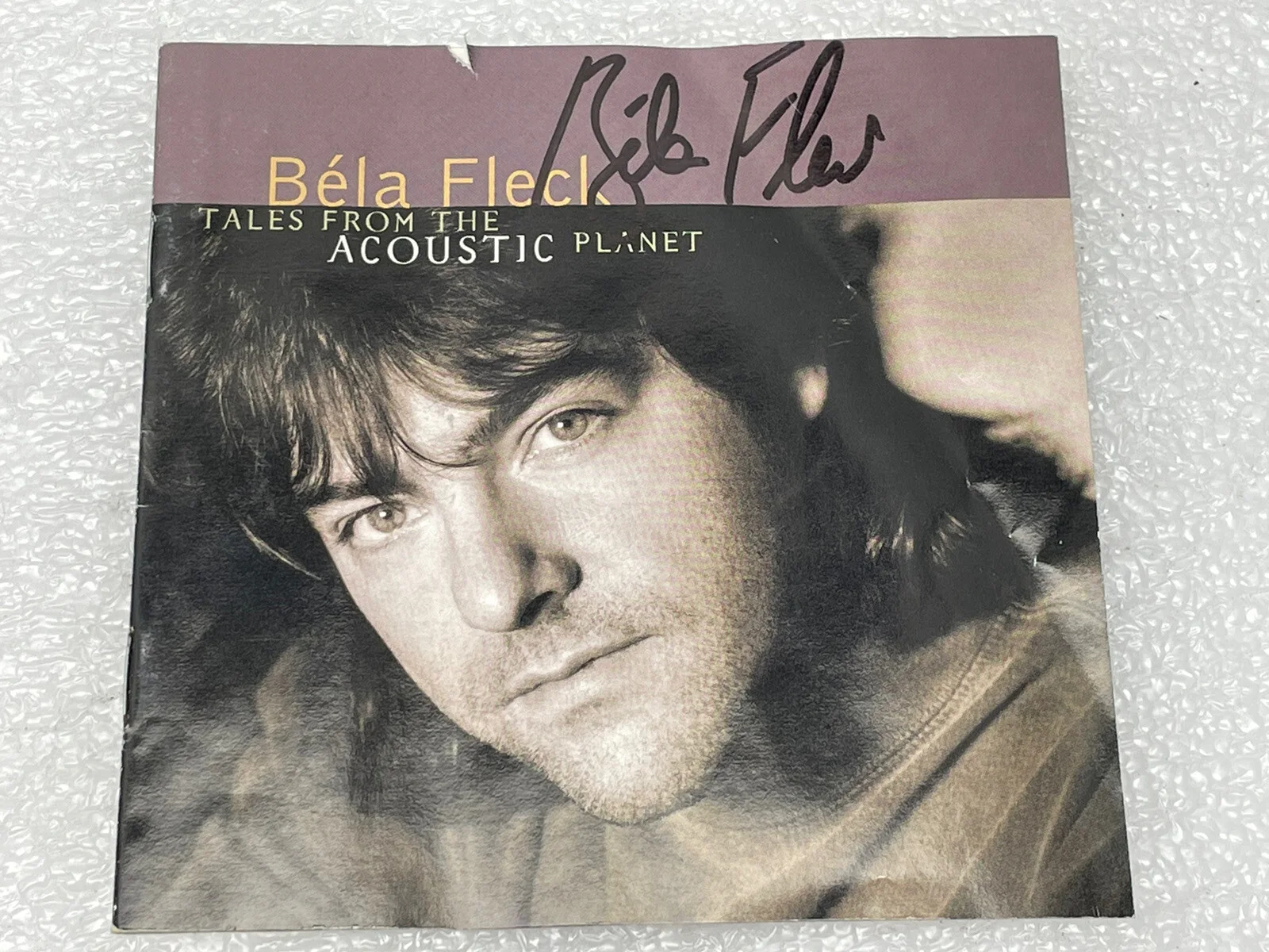 1995 BELA FLECK TALES FROM ACOUSTIC PLANET w AUTOGRAPH, изображение 3
